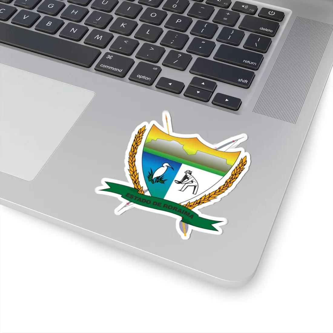 Brasão de Roraima (Brazil) (Coat of Arms) STICKER Vinyl Kiss-Cut Decal - The Sticker Space