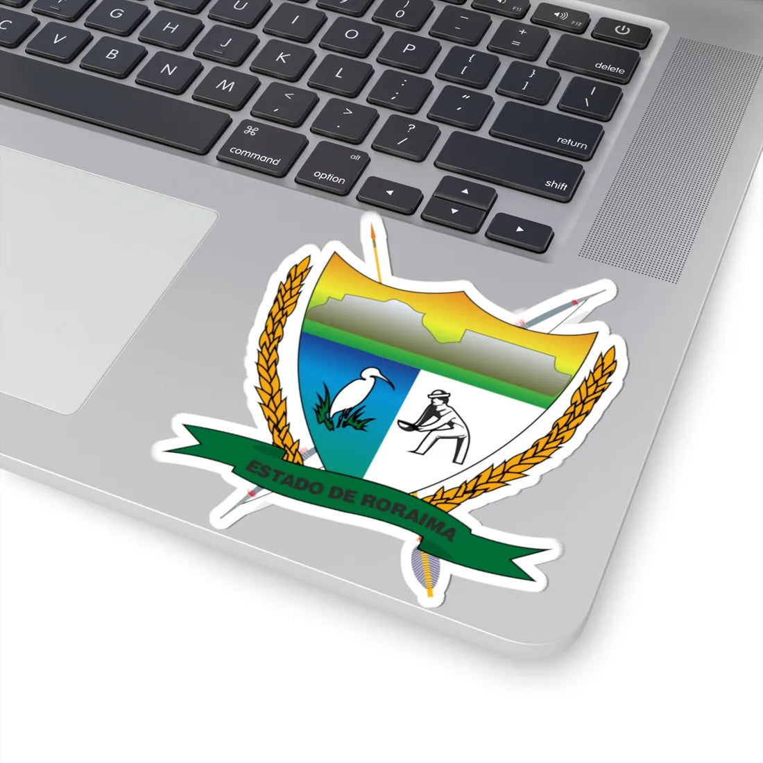 Brasão de Roraima (Brazil) (Coat of Arms) STICKER Vinyl Kiss-Cut Decal - The Sticker Space