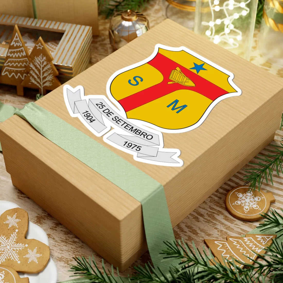 Brasão de Sena Madureira - AC (Brazil) (Coat of Arms) STICKER Vinyl Kiss-Cut Decal - The Sticker Space