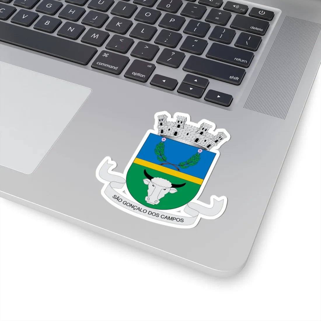 Brasão de São Gonçalo dos Campos - BA (Brazil) (Coat of Arms) STICKER Vinyl Kiss-Cut Decal - The Sticker Space