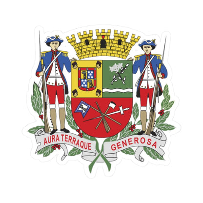 Brasão de São José dos Campos (Brazil) (Coat of Arms) STICKER Vinyl Kiss-Cut Decal 2 Inch White - The Sticker Space