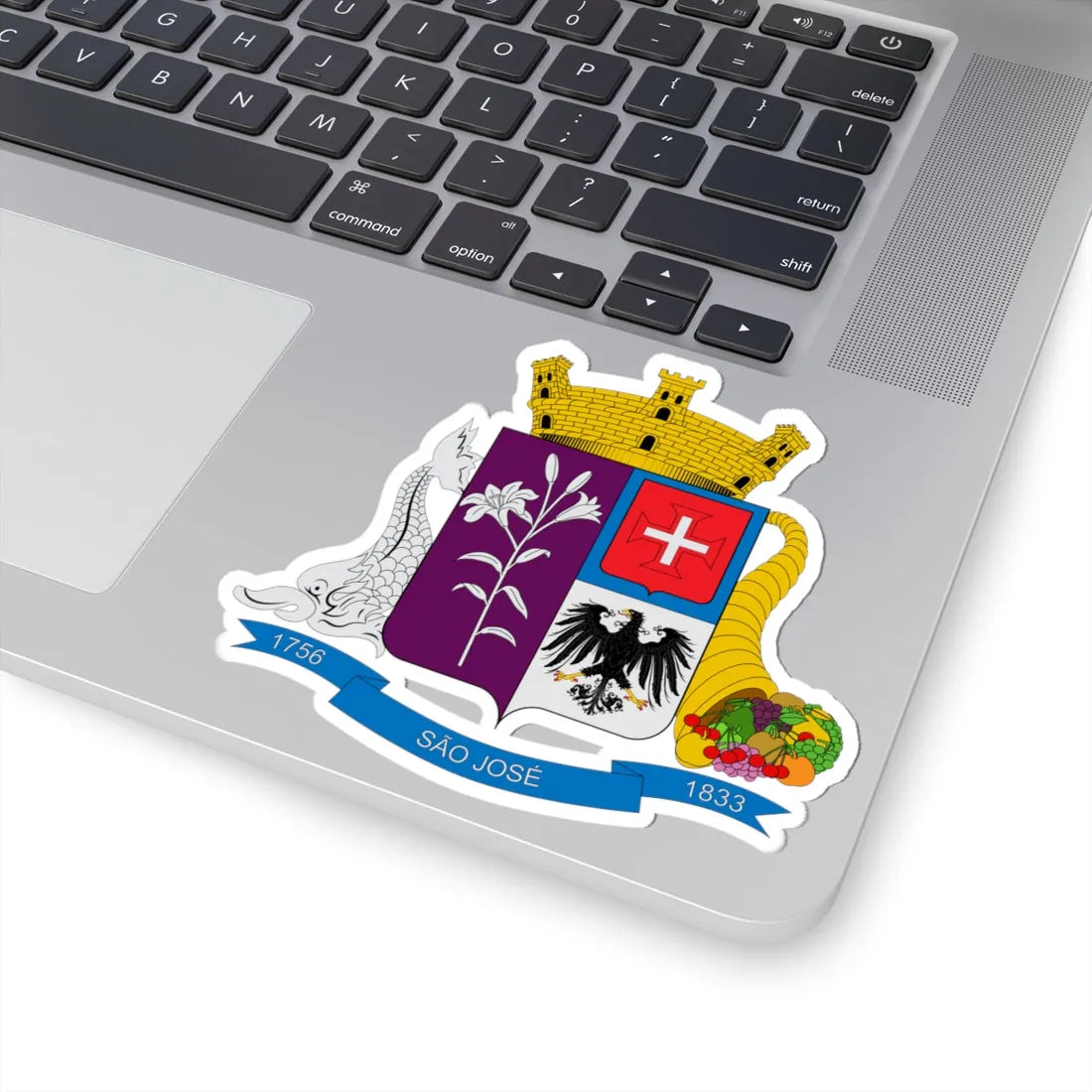 Brasão de São José - SC (Brazil) (Coat of Arms) STICKER Vinyl Kiss-Cut Decal - The Sticker Space