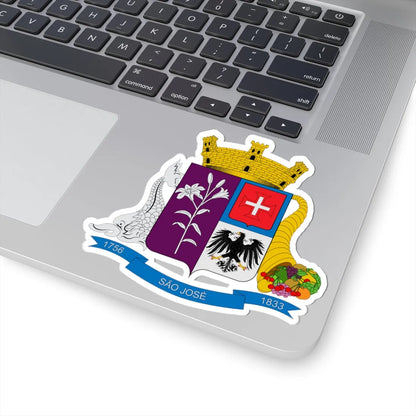Brasão de São José - SC (Brazil) (Coat of Arms) STICKER Vinyl Kiss-Cut Decal - The Sticker Space