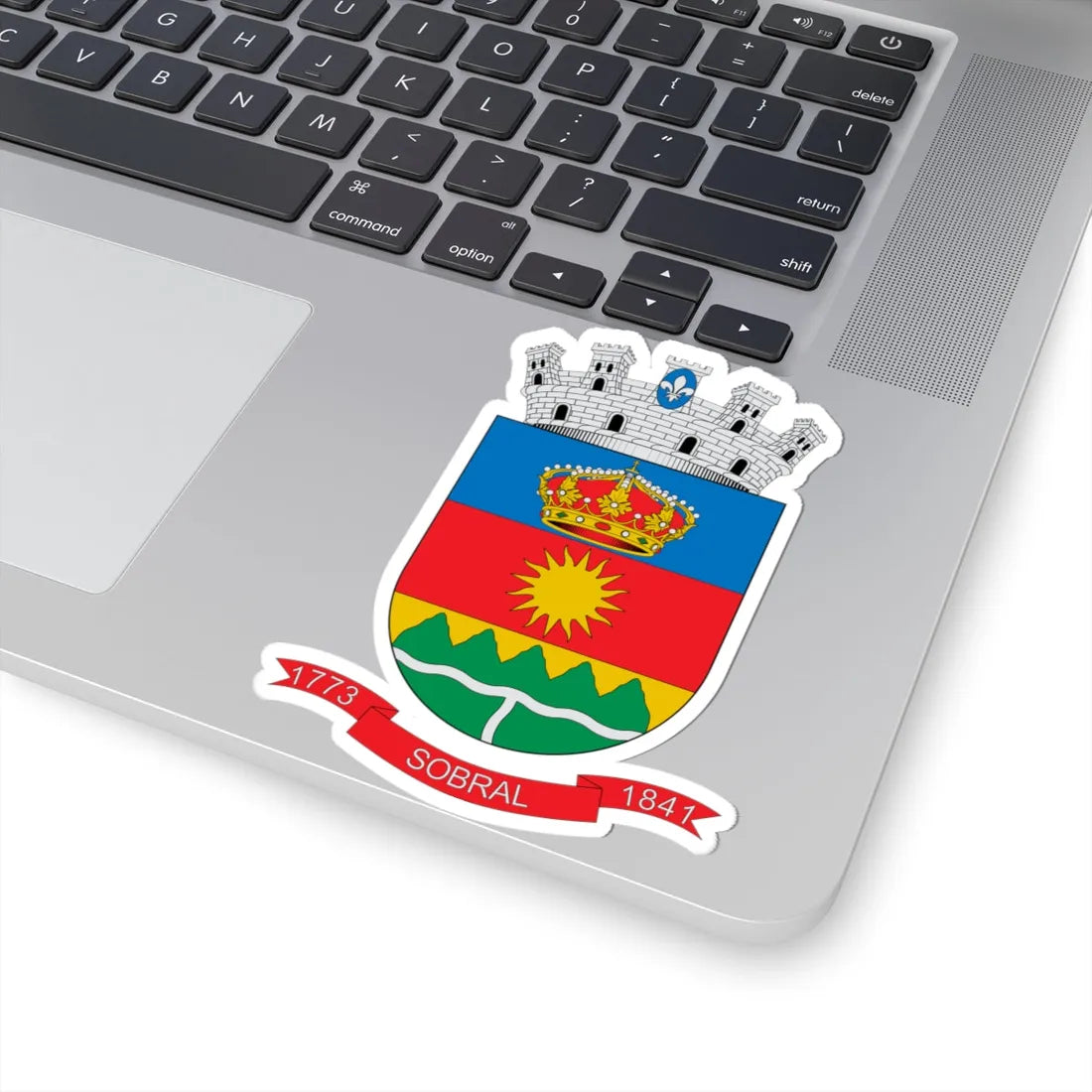 Brasão de Sobral - CE (Brazil) (Coat of Arms) STICKER Vinyl Kiss-Cut Decal - The Sticker Space
