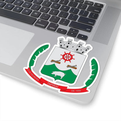 Brasão de Tapiraí - SP (Brazil) (Coat of Arms) STICKER Vinyl Kiss-Cut Decal - The Sticker Space