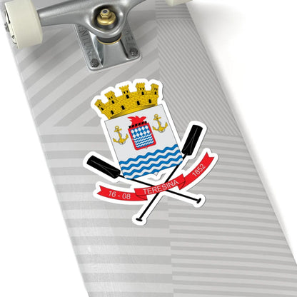 Brasão de Teresina (Brazil) (Coat of Arms) STICKER Vinyl Kiss-Cut Decal - The Sticker Space