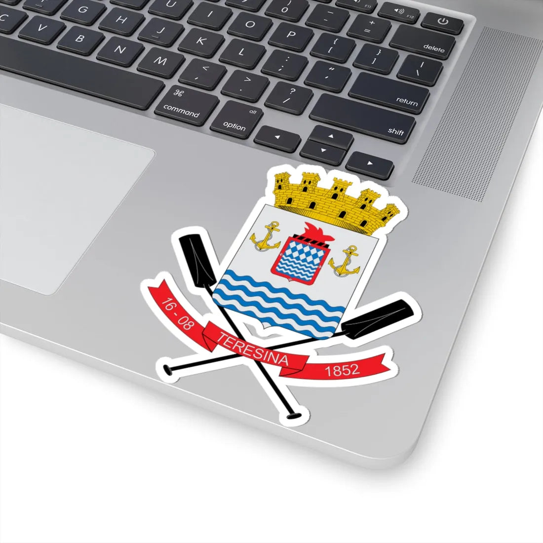 Brasão de Teresina (Brazil) (Coat of Arms) STICKER Vinyl Kiss-Cut Decal - The Sticker Space