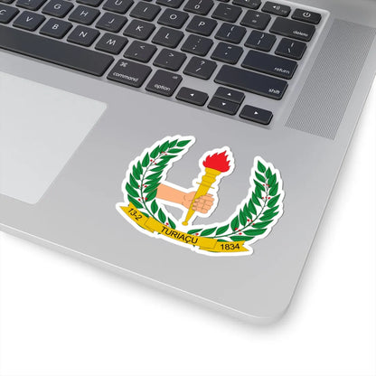 Brasão de Turiaçu - MA (Brazil) (Coat of Arms) STICKER Vinyl Kiss-Cut Decal - The Sticker Space