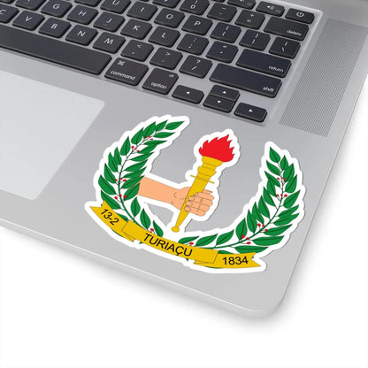 Brasão de Turiaçu - MA (Brazil) (Coat of Arms) STICKER Vinyl Kiss-Cut Decal - The Sticker Space
