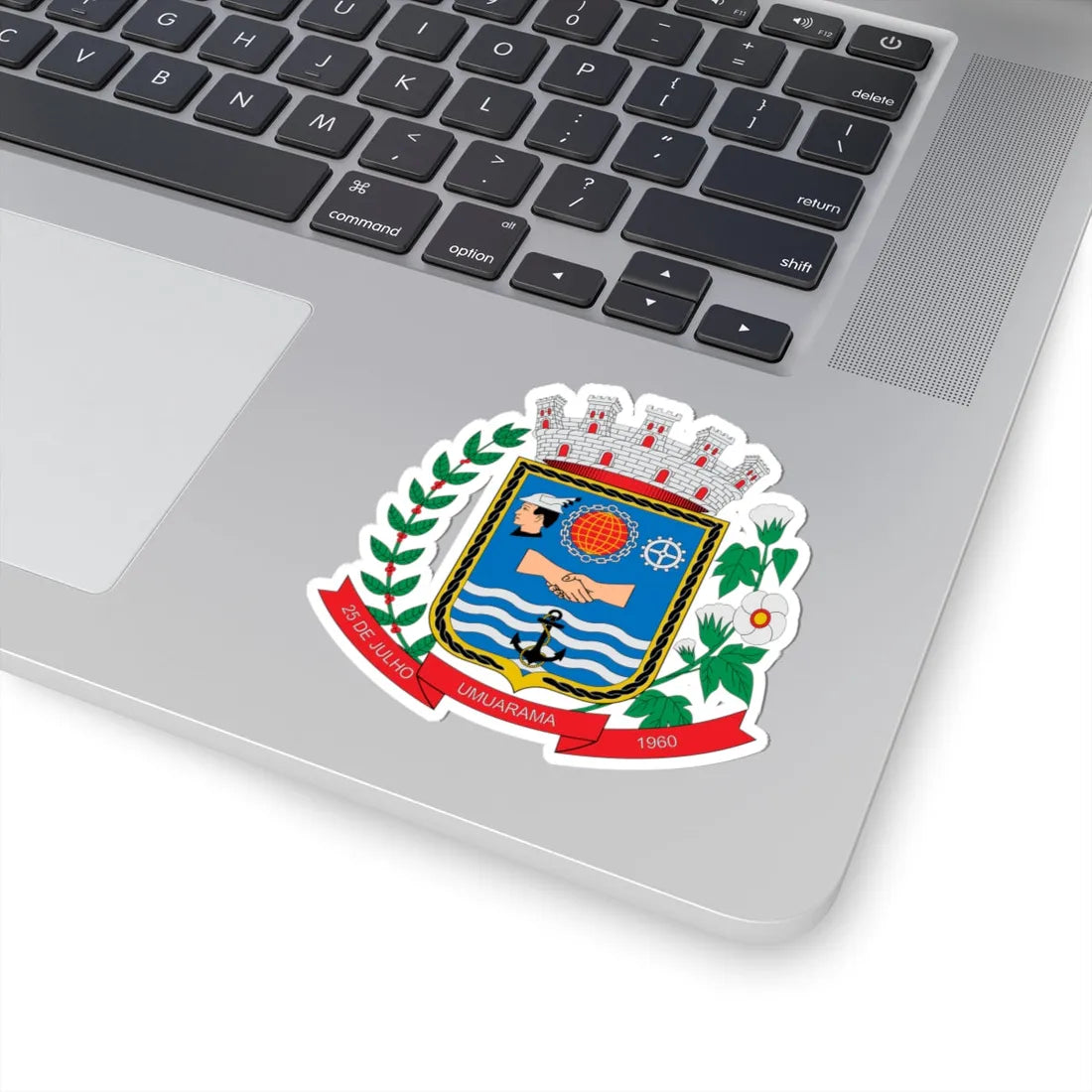 Brasão de Umuarama - PR (Brazil) (Coat of Arms) STICKER Vinyl Kiss-Cut Decal - The Sticker Space