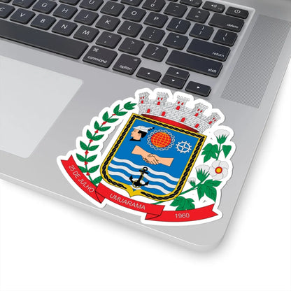 Brasão de Umuarama - PR (Brazil) (Coat of Arms) STICKER Vinyl Kiss-Cut Decal - The Sticker Space