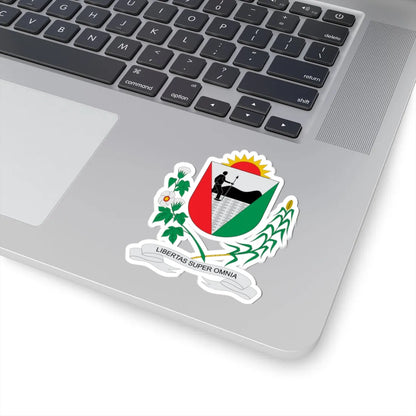Brasão de União dos Palmares - AL (Brazil) (Coat of Arms) STICKER Vinyl Kiss-Cut Decal - The Sticker Space