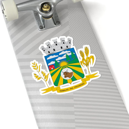 Brasão de Verê - PR (Brazil) (Coat of Arms) STICKER Vinyl Kiss-Cut Decal - The Sticker Space