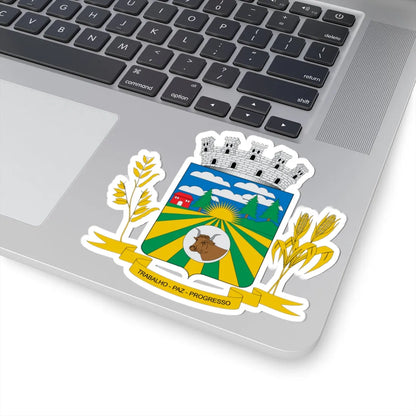 Brasão de Verê - PR (Brazil) (Coat of Arms) STICKER Vinyl Kiss-Cut Decal - The Sticker Space