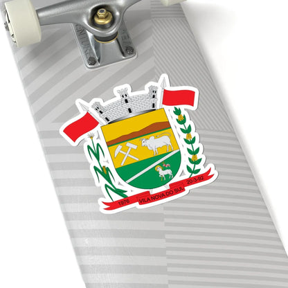 Brasão de Vila Nova do Sul - RS (Brazil) (Coat of Arms) STICKER Vinyl Kiss-Cut Decal - The Sticker Space
