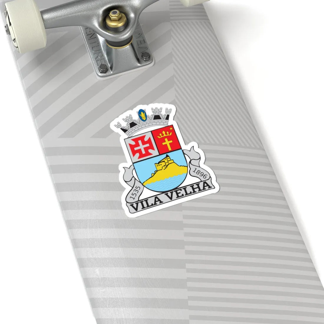 Brasão de Vila Velha (Brazil) (Coat of Arms) STICKER Vinyl Kiss-Cut Decal - The Sticker Space