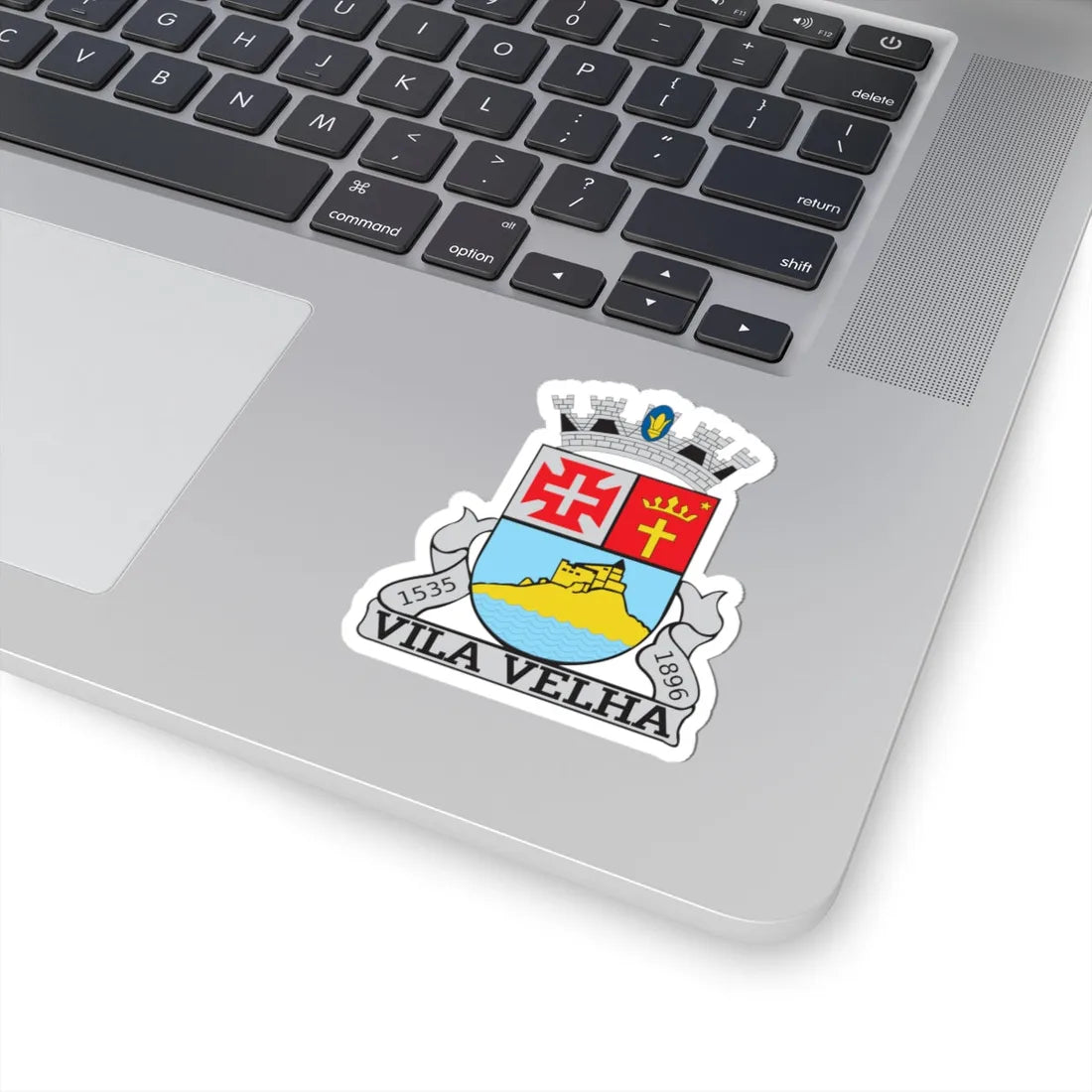 Brasão de Vila Velha (Brazil) (Coat of Arms) STICKER Vinyl Kiss-Cut Decal - The Sticker Space