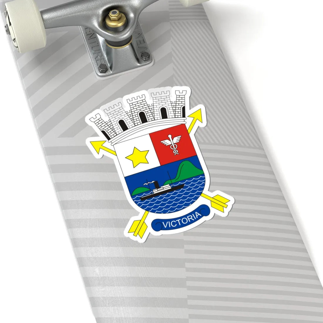 Brasão de Vitória Espírito Santo (Brazil) (Coat of Arms) STICKER Vinyl Kiss-Cut Decal - The Sticker Space