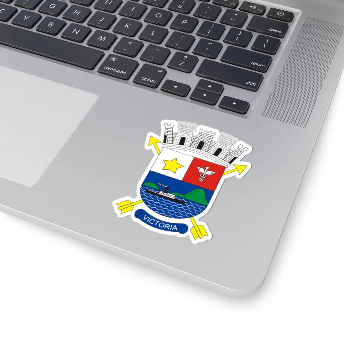 Brasão de Vitória Espírito Santo (Brazil) (Coat of Arms) STICKER Vinyl Kiss-Cut Decal - The Sticker Space