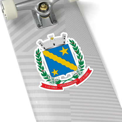 Brasão de Votorantim - SP (Brazil) (Coat of Arms) STICKER Vinyl Kiss-Cut Decal - The Sticker Space