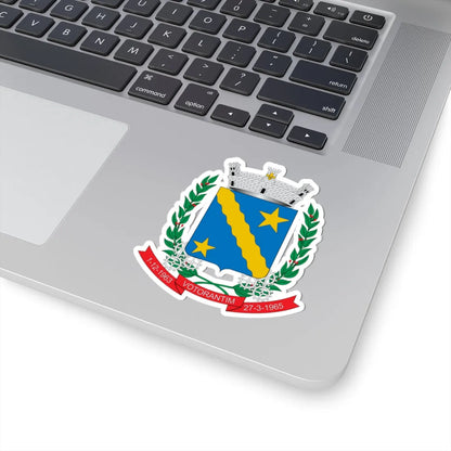 Brasão de Votorantim - SP (Brazil) (Coat of Arms) STICKER Vinyl Kiss-Cut Decal - The Sticker Space