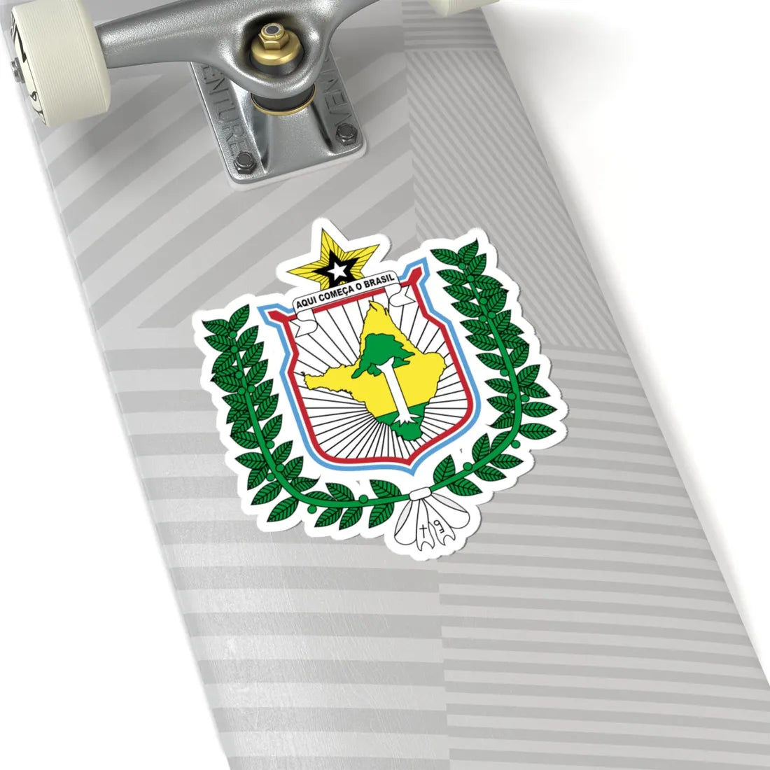 Brasão do Amapá (Brazil) (Coat of Arms) STICKER Vinyl Kiss-Cut Decal - The Sticker Space