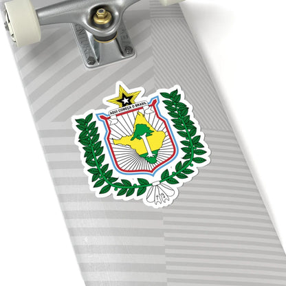 Brasão do Amapá (Brazil) (Coat of Arms) STICKER Vinyl Kiss-Cut Decal - The Sticker Space