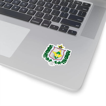 Brasão do Amapá (Brazil) (Coat of Arms) STICKER Vinyl Kiss-Cut Decal - The Sticker Space