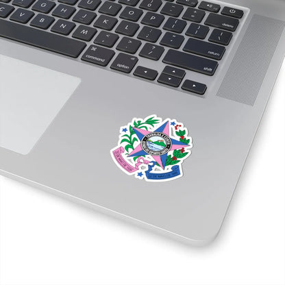 Brasão do Espírito Santo 1909 (Brazil) (Coat of Arms) STICKER Vinyl Kiss-Cut Decal - The Sticker Space