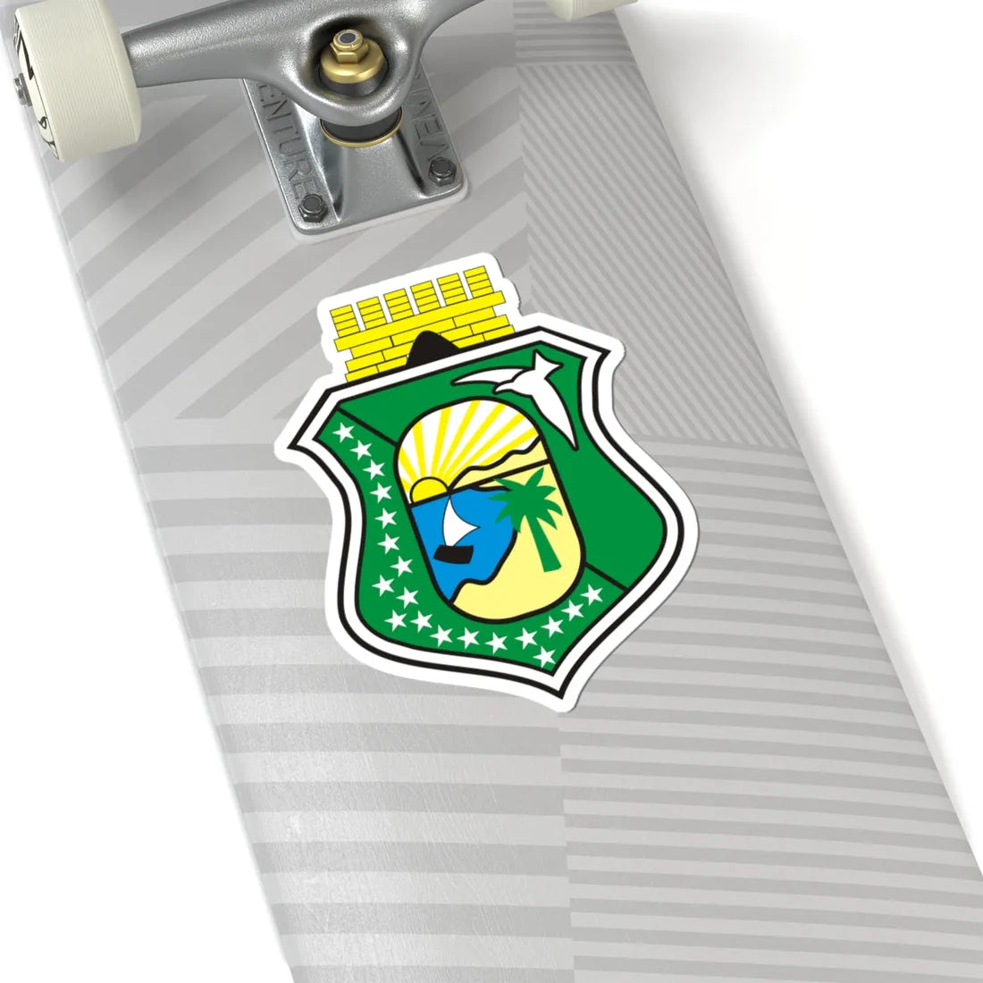 Brasão do Estado do Ceará 1897 (Brazil) (Coat of Arms) STICKER Vinyl Kiss-Cut Decal - The Sticker Space