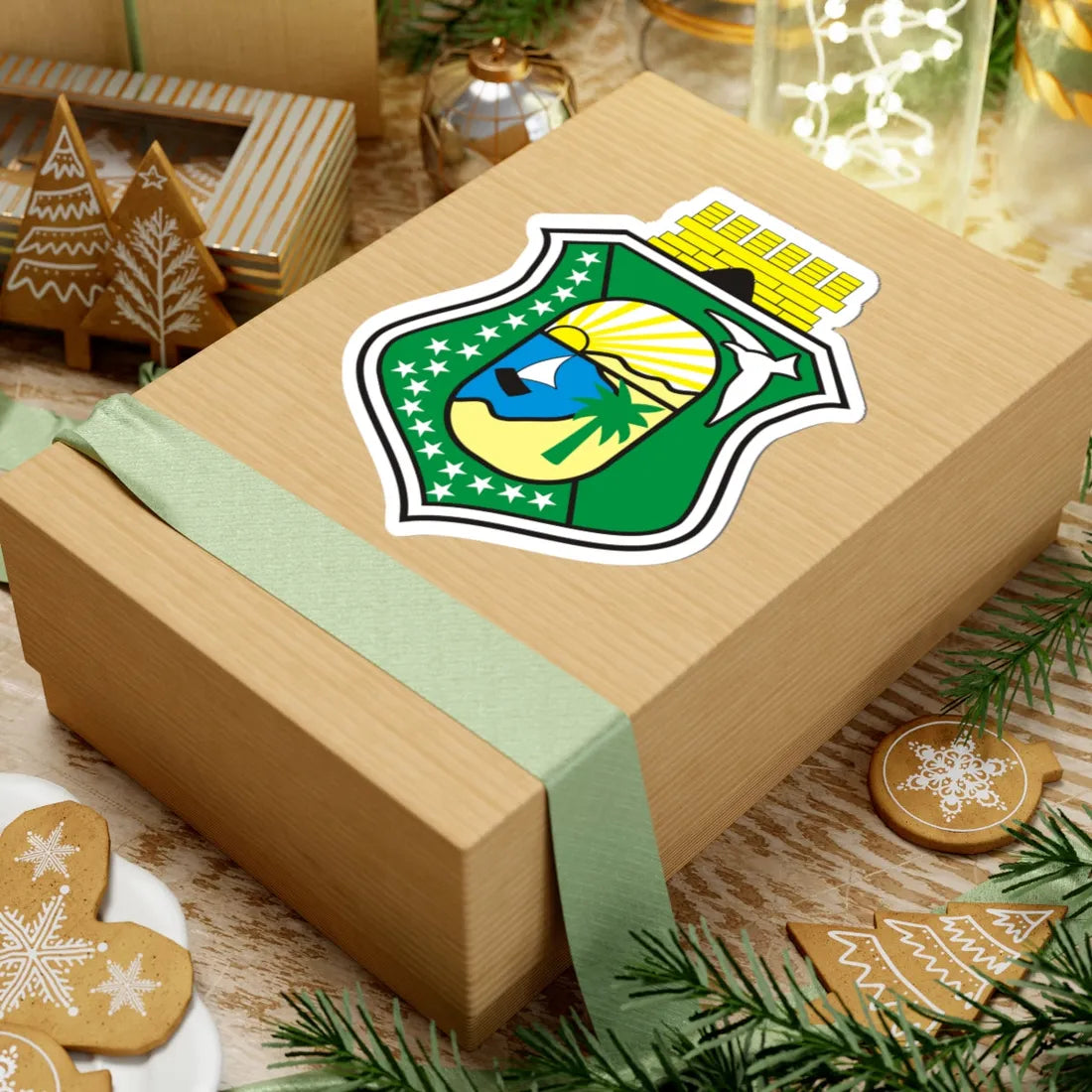 Brasão do Estado do Ceará 1897 (Brazil) (Coat of Arms) STICKER Vinyl Kiss-Cut Decal - The Sticker Space