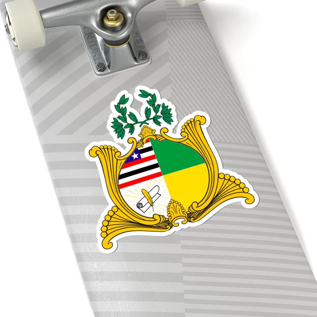 Brasão do Maranhão (Brazil) (Coat of Arms) STICKER Vinyl Kiss-Cut Decal - The Sticker Space