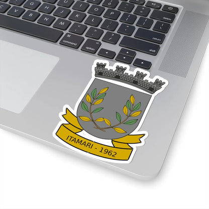 Brasão do município de Itamari-BA (Brazil) (Coat of Arms) STICKER Vinyl Kiss-Cut Decal - The Sticker Space