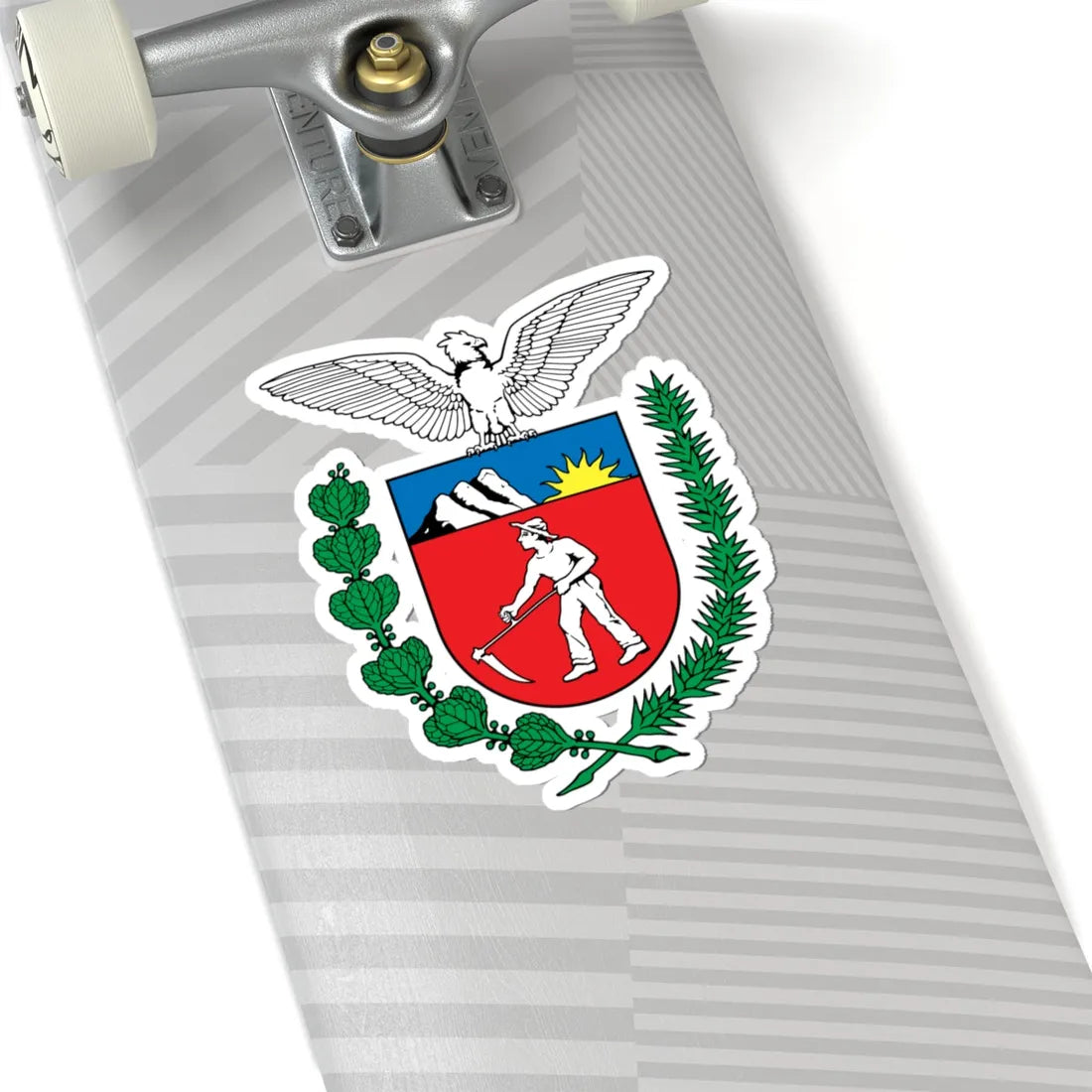 Brasão do Paraná (Brazil) (Coat of Arms) STICKER Vinyl Kiss-Cut Decal - The Sticker Space