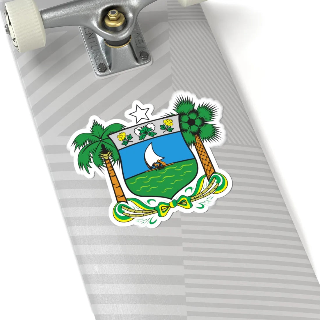 Brasão do Rio Grande do Norte (Brazil) (Coat of Arms) STICKER Vinyl Kiss-Cut Decal - The Sticker Space