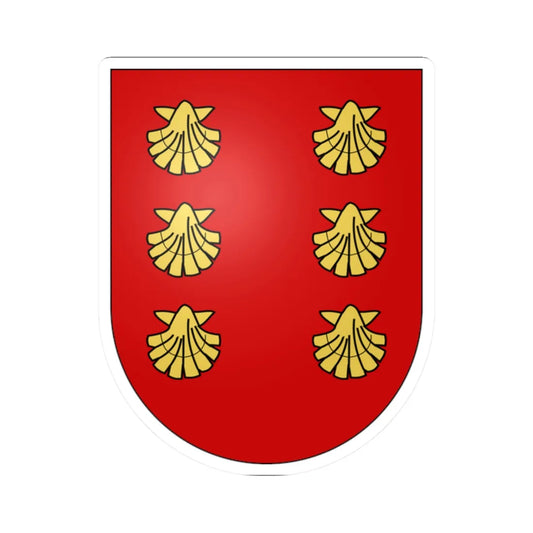 Brasão-Vieira (Portugal) (Coat of Arms) STICKER Vinyl Kiss-Cut Decal 2 Inch White - The Sticker Space