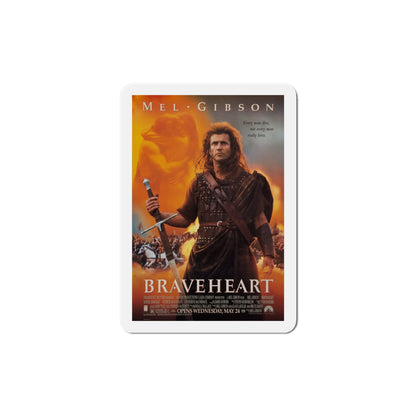 Braveheart 1995 Movie Poster Die-Cut Magnet-6 Inch-The Sticker Space