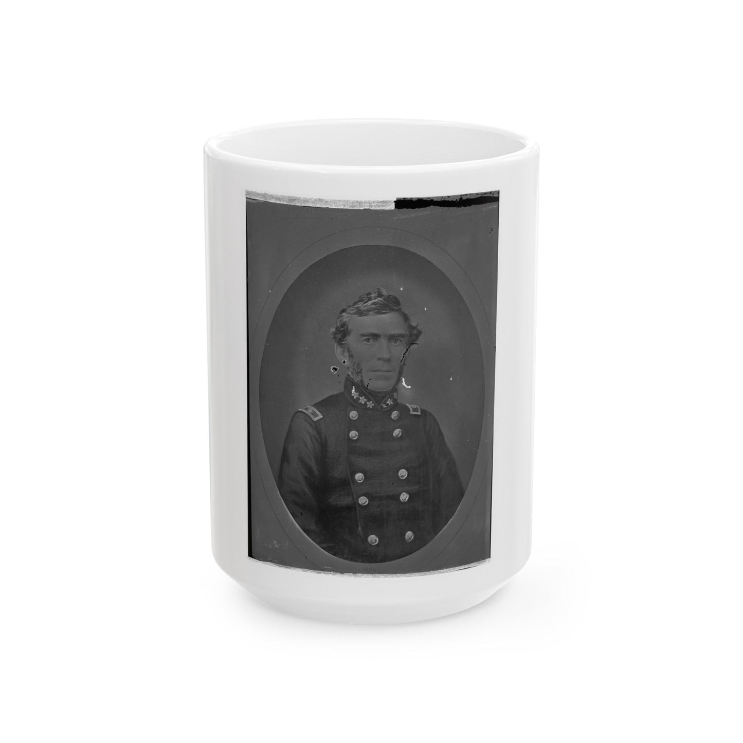 Braxton Bragg, Csa 001 (U.S. Civil War) White Coffee Mug-15oz-The Sticker Space