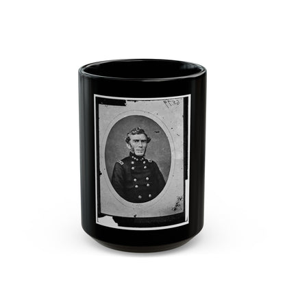 Braxton Bragg, Csa 003 (U.S. Civil War) Black Coffee Mug-15oz-The Sticker Space