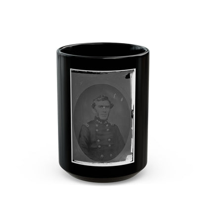 Braxton Bragg, Csa (U.S. Civil War) Black Coffee Mug-15oz-The Sticker Space