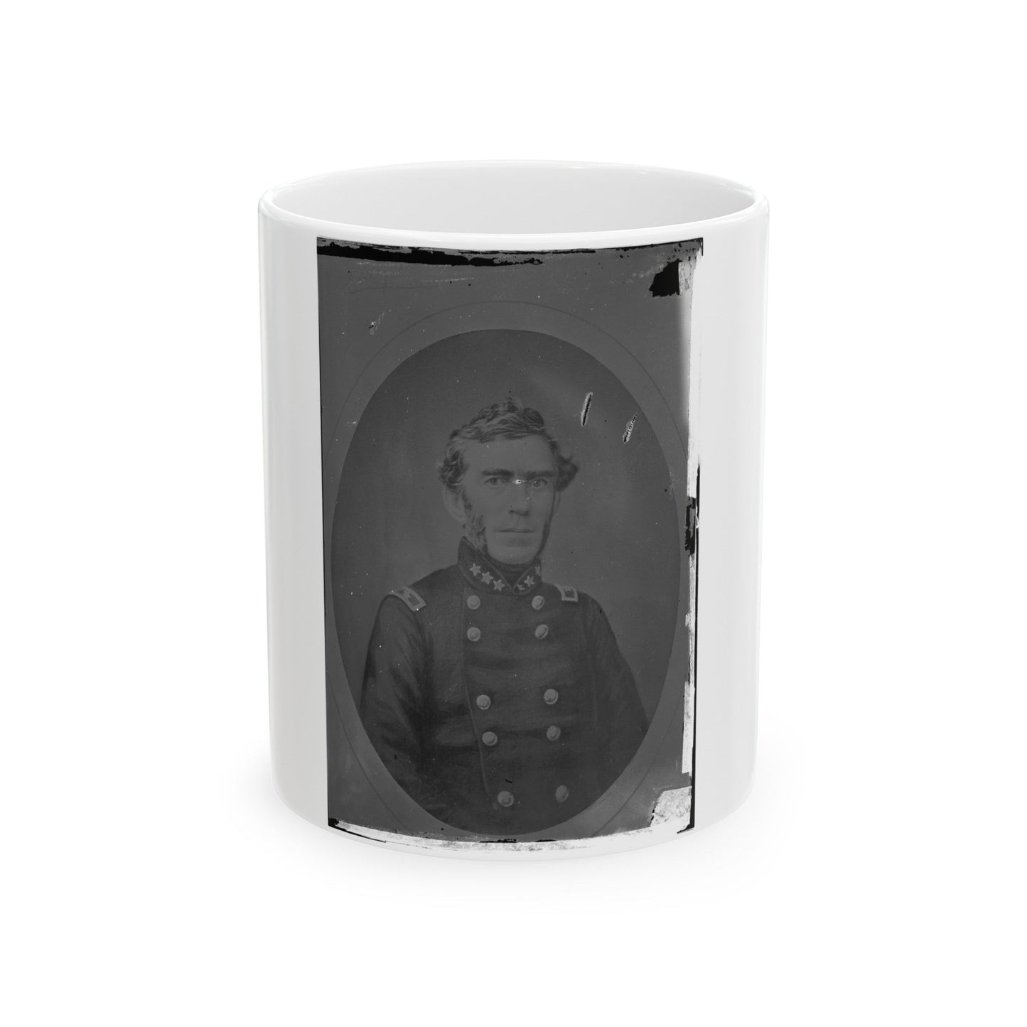 Braxton Bragg, Csa (U.S. Civil War) White Coffee Mug-11oz-The Sticker Space