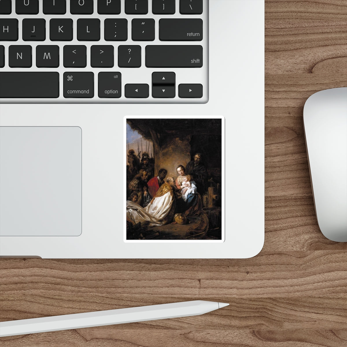 BRAY, Jan de - Adoration of the Magi (Artwork) STICKER Vinyl Die-Cut Decal-The Sticker Space