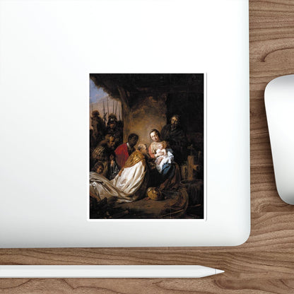 BRAY, Jan de - Adoration of the Magi (Artwork) STICKER Vinyl Die-Cut Decal-The Sticker Space