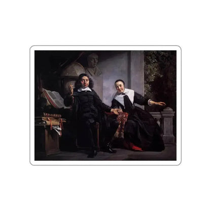 BRAY, Jan de - Haarlem Printer Abraham Casteleyn and His Wife Margarieta van Bancken (Artwork) STICKER Vinyl Die-Cut Decal - The Sticker Space