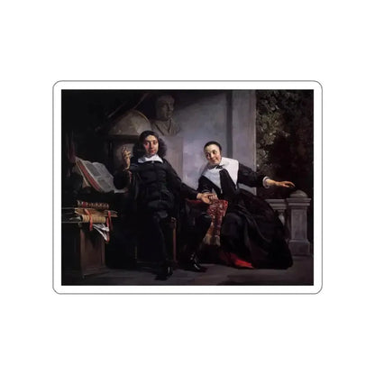 BRAY, Jan de - Haarlem Printer Abraham Casteleyn and His Wife Margarieta van Bancken (Artwork) STICKER Vinyl Die-Cut Decal - The Sticker Space