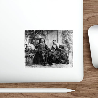 BRAY, Jan de - Haarlem Printer Abraham Casteleyn and His Wife Margarieta van Bancken3 (Artwork) STICKER Vinyl Die-Cut Decal-The Sticker Space