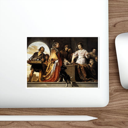 BRAY, Jan de - The Discovery of Achilles among the Daughters of Lycomedes (Artwork) STICKER Vinyl Die-Cut Decal-The Sticker Space