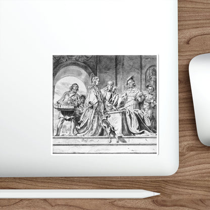 BRAY, Jan de - The Discovery of Achilles (Artwork) STICKER Vinyl Die-Cut Decal-The Sticker Space