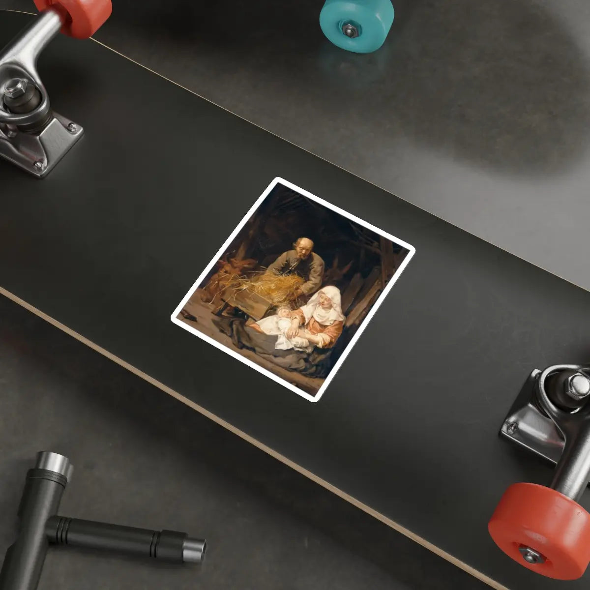 SKU:87779001568687723931 Sticker types:White Shape:Die-Cut Sizes:5" × 5"