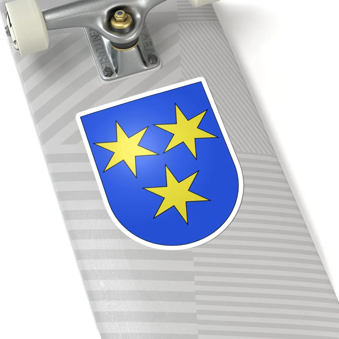 Bürchen-coat of arms (Switzerland) (Coat of Arms) STICKER Vinyl Kiss-Cut Decal - The Sticker Space